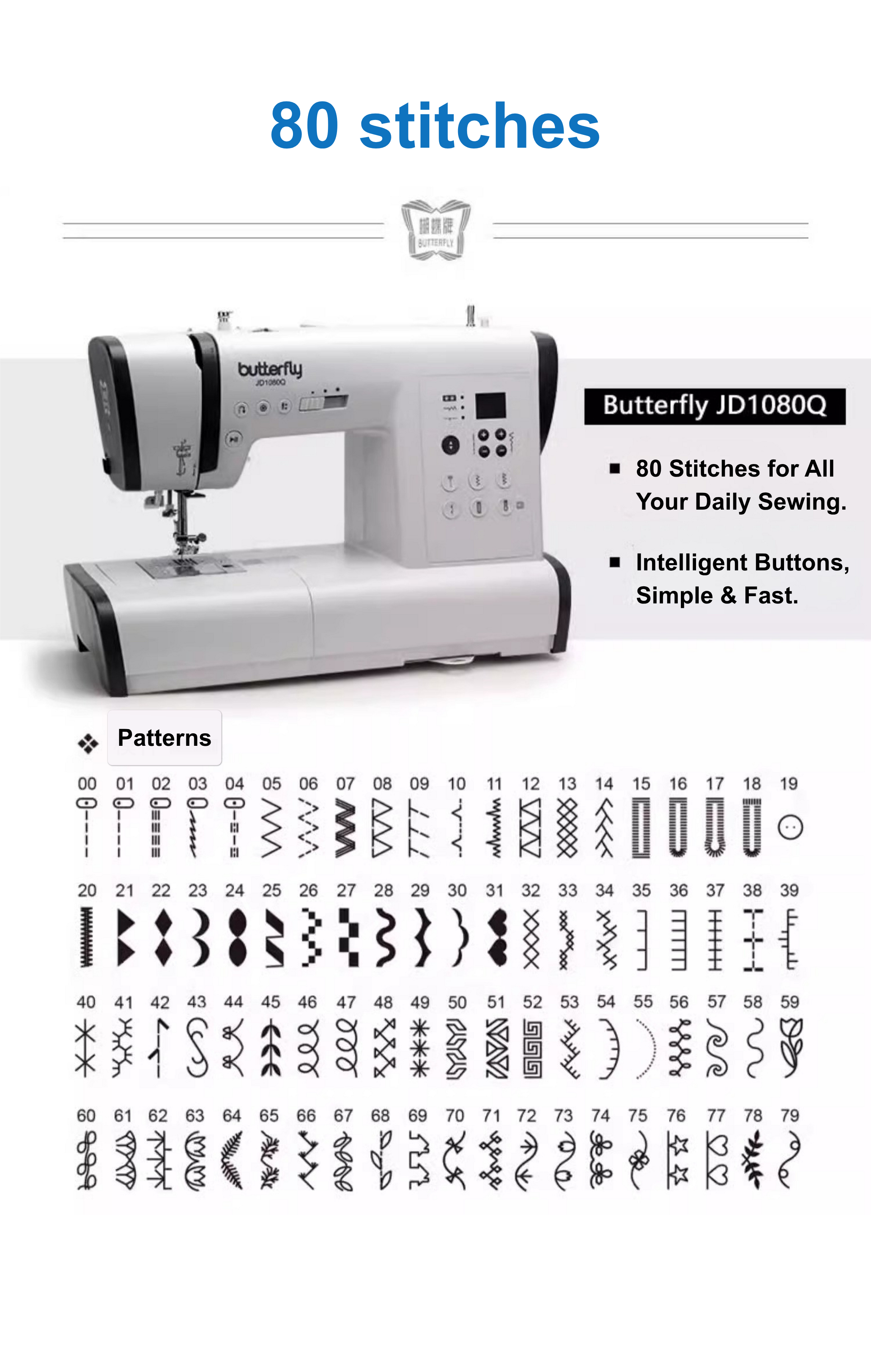 Butterfly JD1080Q
