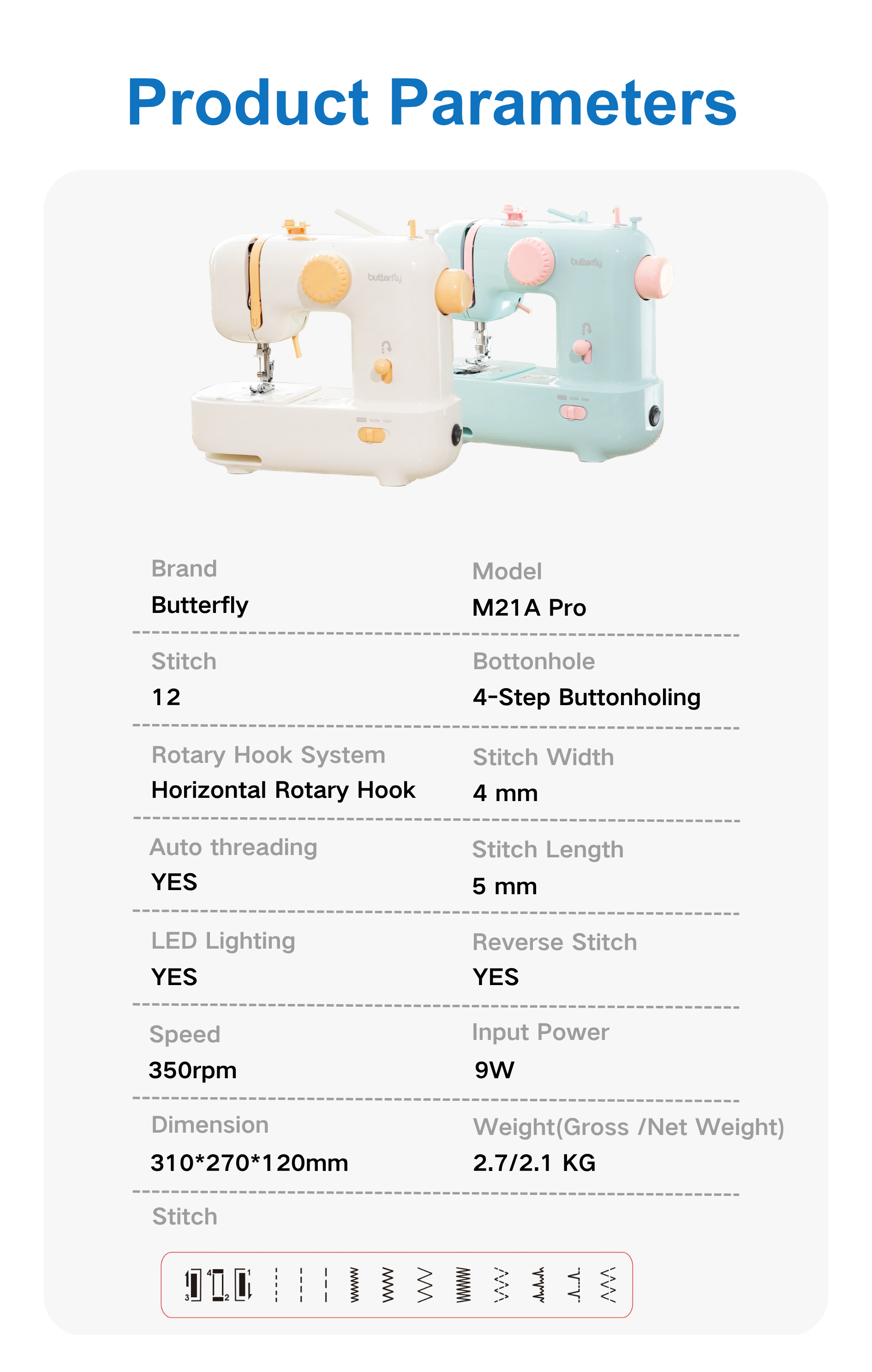 Butterfly M21/M21A Pro